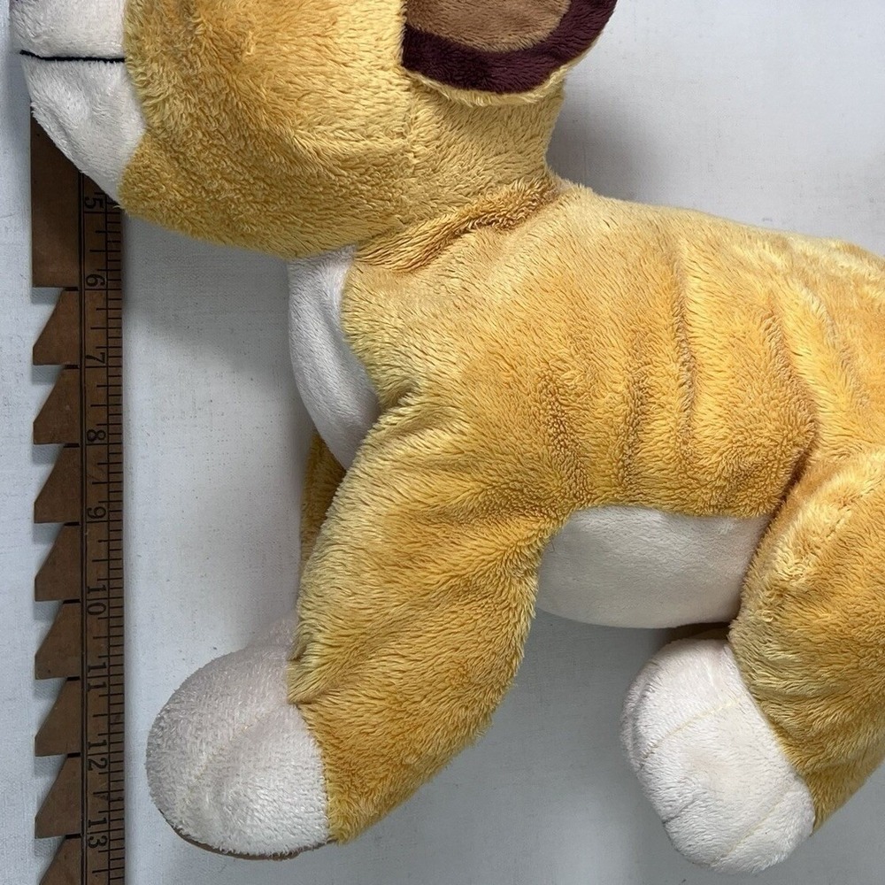 Disney Simba Plush 13" The Lion King Stuffed Animal Toy Yellow Floppy‎ Cuddly - Picture 7 of 9